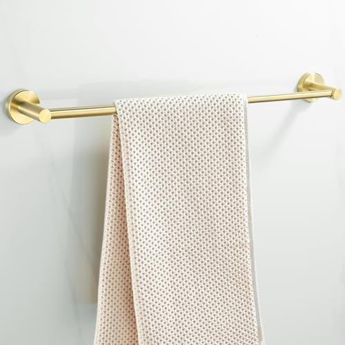 WEIKO Gold Adjustable Towel Bar More Perfect for Restroom Organization
