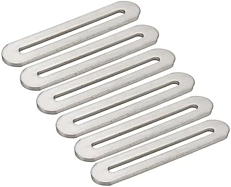 Xiaoyztan 6 Piece Steel Brackets Adjustable for Furniture Repair Shelf Support