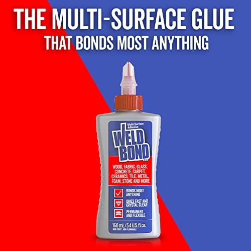 Weldbond Multi-Surface Glue - 142 oz Crystal Clear Bonding