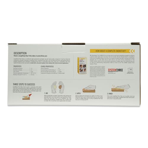System Three Wood Epoxy Putty 2 Gallon Kit