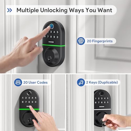 NICE DIGI Keypad Deadbolt Lock for Front Door
