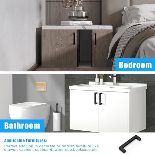 6-Pack Stainless Steel Kitchen Cabinet Door Pulls