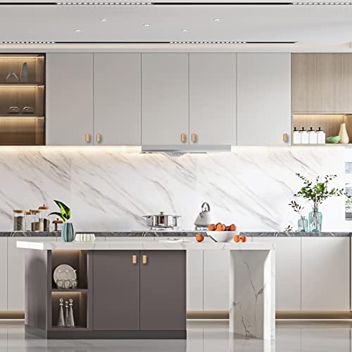 Asidrama 6-Piece champagne bronze kitchen cabinet knobs