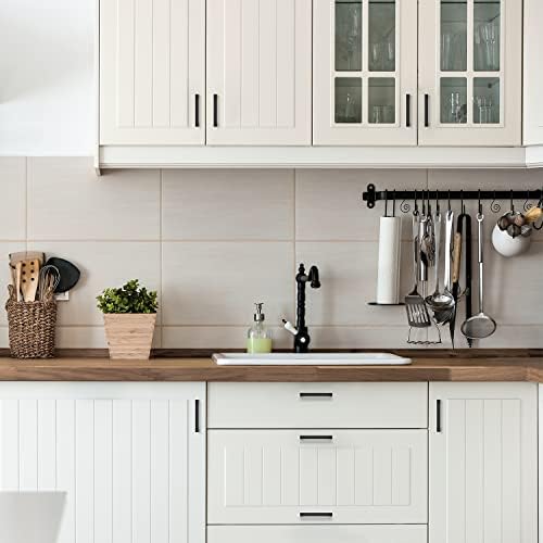 Ravinte 4 Inch Matte Black Kitchen cabinet handles