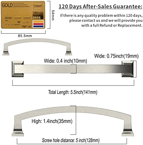 Amerdeco 10-Piece Kitchen Cabinet Pulls