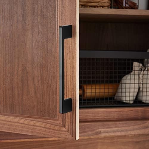 TUNNY 10-Piece Classic Cabinet Handle Set Matte Black