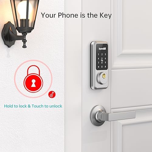 Smart Keypad Door Lock with Handlesets