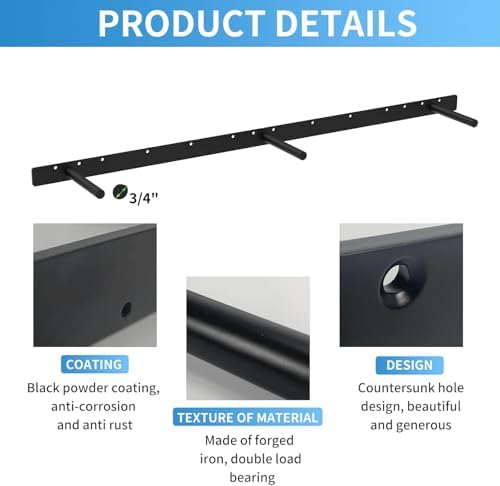 43-Inch Heavy Duty Blind Wall Mount Bracket