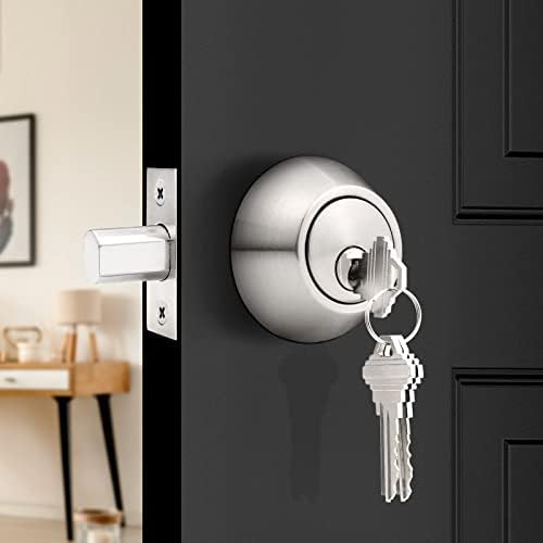 Probrico 5-Piece Door Deadbolts Keyed Alike Anti-Theft Zinc Alloy