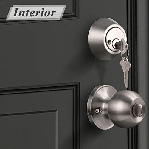 6-Piece Keyed Alike Door Knob Set with Deadbolts