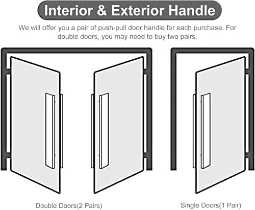 Modern Entry Door Handle Set