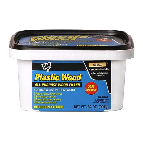 DAP 32 oz Wood Filler Natural Pros-Grade Nail Screw Anchoring
