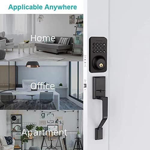 Splenssy Keyless Entry Deadbolt Lock with Keypad and 2 Keys