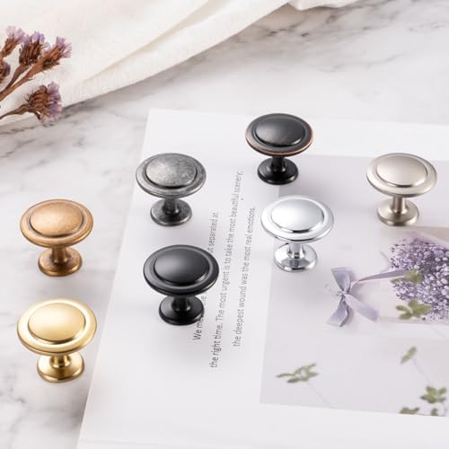 Askano 30-Piece Kitchen Cabinet Knobs Set Brushed Nickel Durable and Functional Design