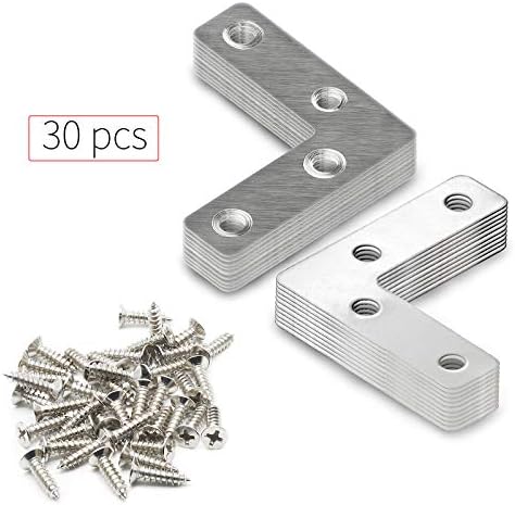 Durable 2x2 L Corner Bracket for Cabinets Furniture