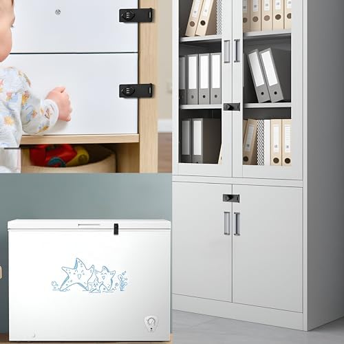 Secure Convenient Keyless Combination Lock for Cabinet Doors