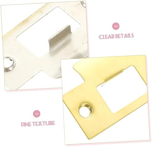 Stainless Steel Door Strike Plates Hole Fillers for Room Locks