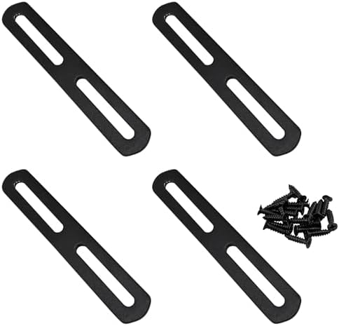 8-Piece 78 Flat Stainless Steel Mending Plates