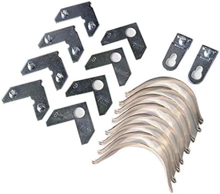 UPSTORE L-Shaped Metal Picture Frame Hangers Kit