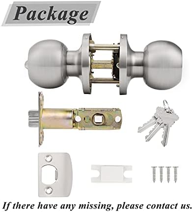 Secure Durable 5-Pack Door Knobs