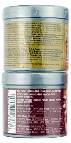 PC-Woody Wood Repair Epoxy Paste 6 oz Two Cans Tan