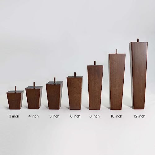 Solid Natural Wood Furniture Legs