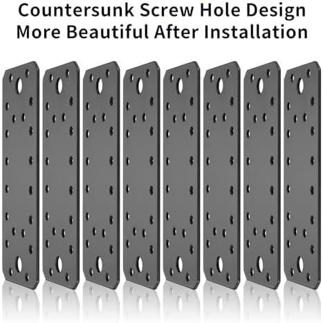 Heavy-duty Metal mending plates set for furniture repair