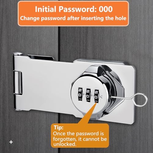 Secure Durable 3-Digit Combination Padlock