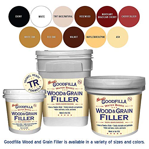 Goodfilla - Trowel-Ready Water-Based Wood Grain Filler 1-Gallon