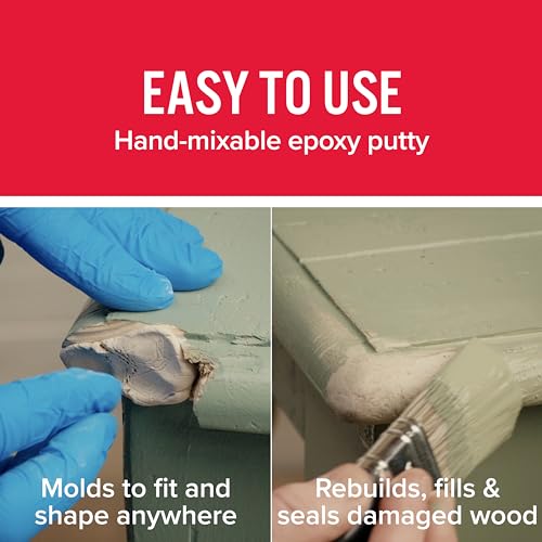 J-B Weld KwikWood Epoxy Putty 1 oz Stick Wood Repair Made Easy