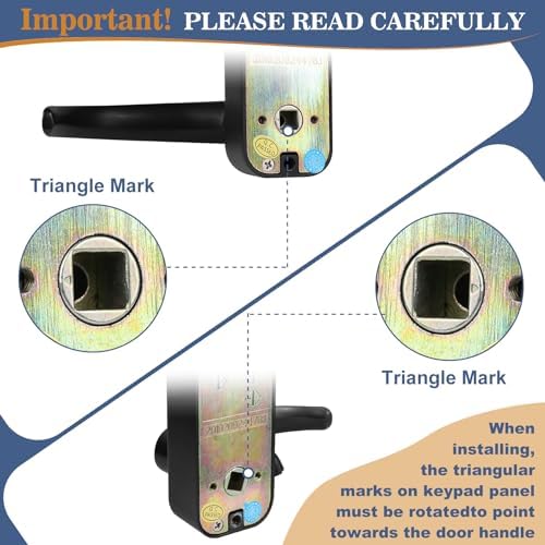 Souyou New Double Sided Keyless Door Lock Fast Secure Door Security