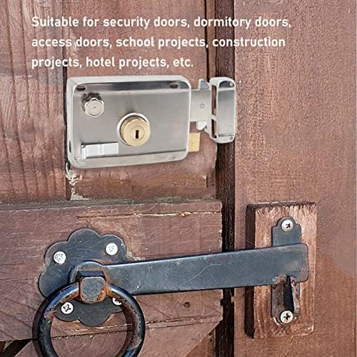 Zerodis Stainless Steel Rim Lock Set Anti-Theft Deadbolt with Handle