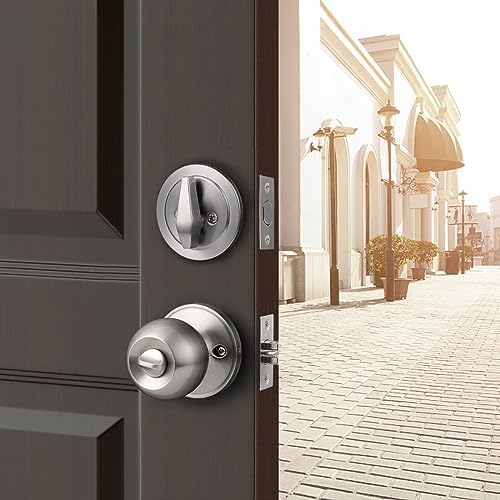 3 Pack Door Knobs Set