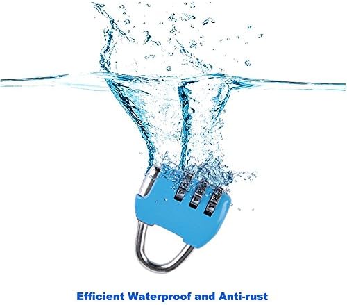 Perfect Combination Padlock Set 3-Digit Code Zinc Alloy Durable and Bug-Proof