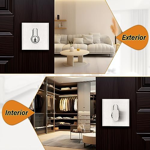 Probrico Satin Nickel Door Deadbolt residential security lock set of 2