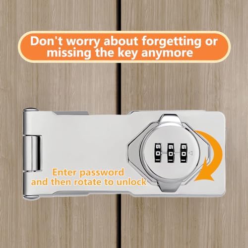 Secure Durable 3-Digit Combination Padlock