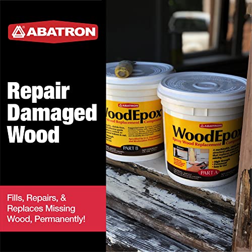 Abatron WoodEpox Kit 12 oz 2-Part Wood Filler Putty