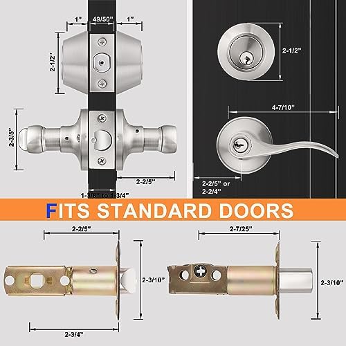 Probrico 4-Segment Door Handle Set