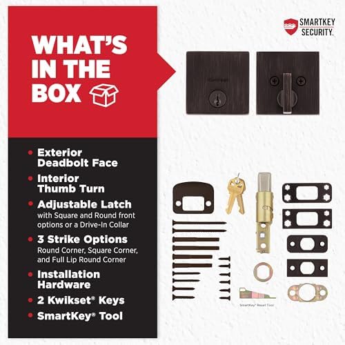 Kwikset Downtown 3-in-1 Keyed Deadbolt Lock