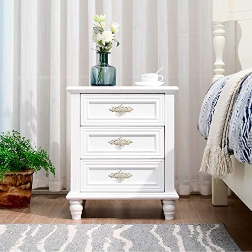 Elegant European-Style Rose Cabinet Knobs with Backplates