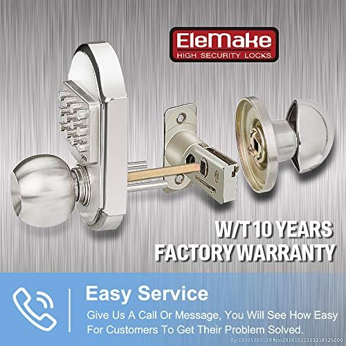 Keyless Entry Door Deadbolt Secure Waterproof