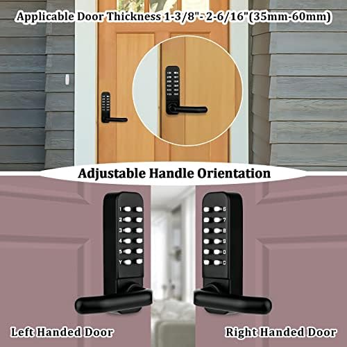CODACE Keyless Door Lock with Keypad