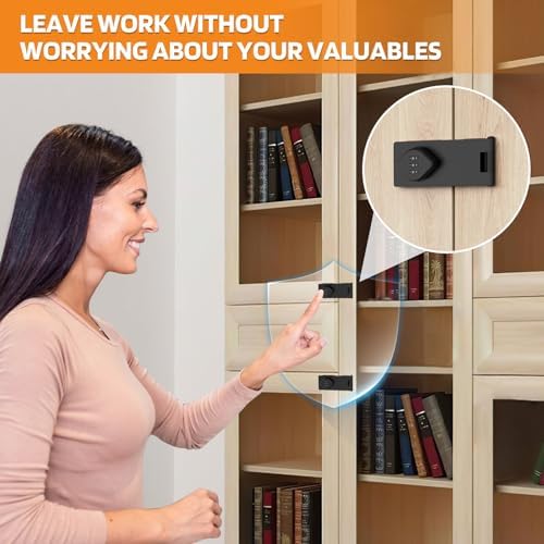 Keyless Combination Lock for Closet Doors 3-Digit