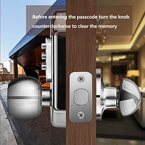 STEINBRCKE Keyless Entry Door Lock - 100 Mechanical Deadbolt Keypad Lock
