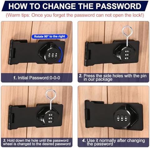 Super Secure Combination Password Lock for Your Home