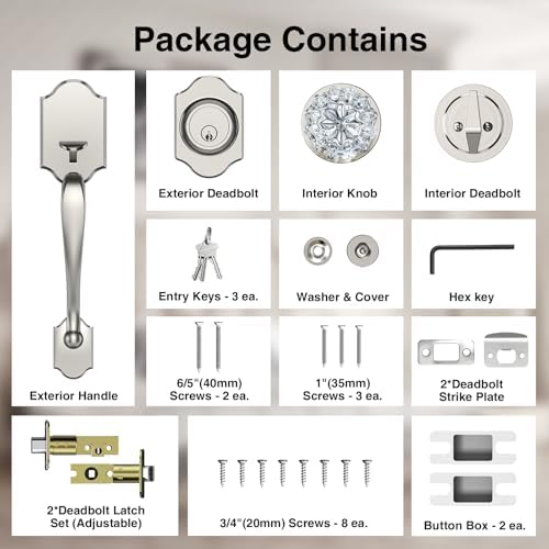 Calzibeno Front Door Handle Set Elevate Your Door Security