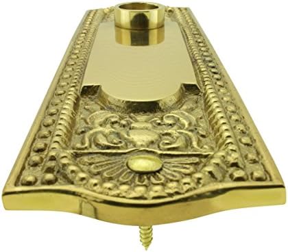 Renovators Supply Manufacturing Door Back Plate Brass Escutcheon Cover