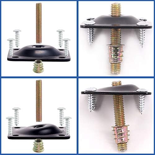 Furniture Legs and Mont Flat Angle Plate Set