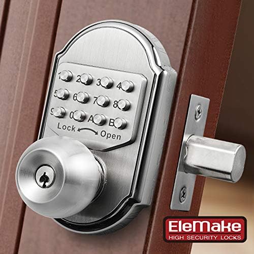 Keyless Entry Door Deadbolt Secure Waterproof