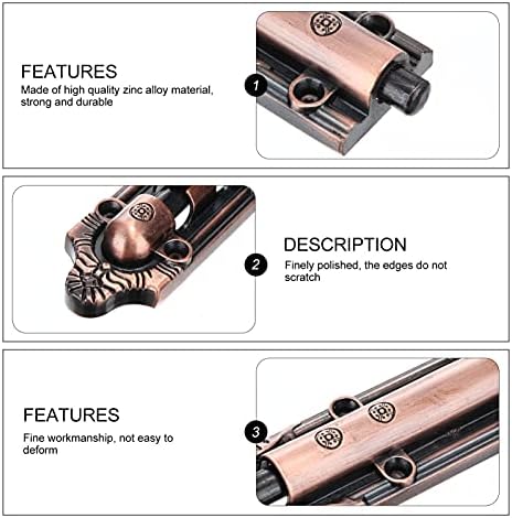 Zinc Alloy Door Lock Gate Bolt Hasp with Antique Finish